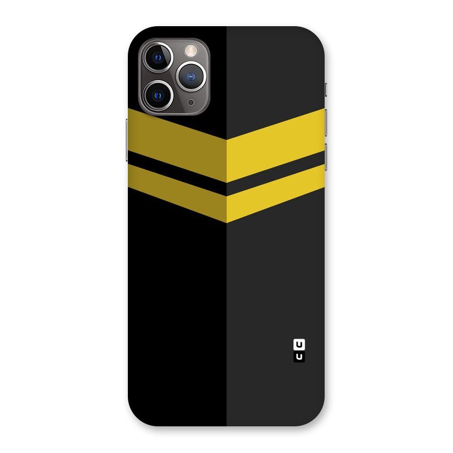 Yellow Lines Back Case for iPhone 11 Pro Max