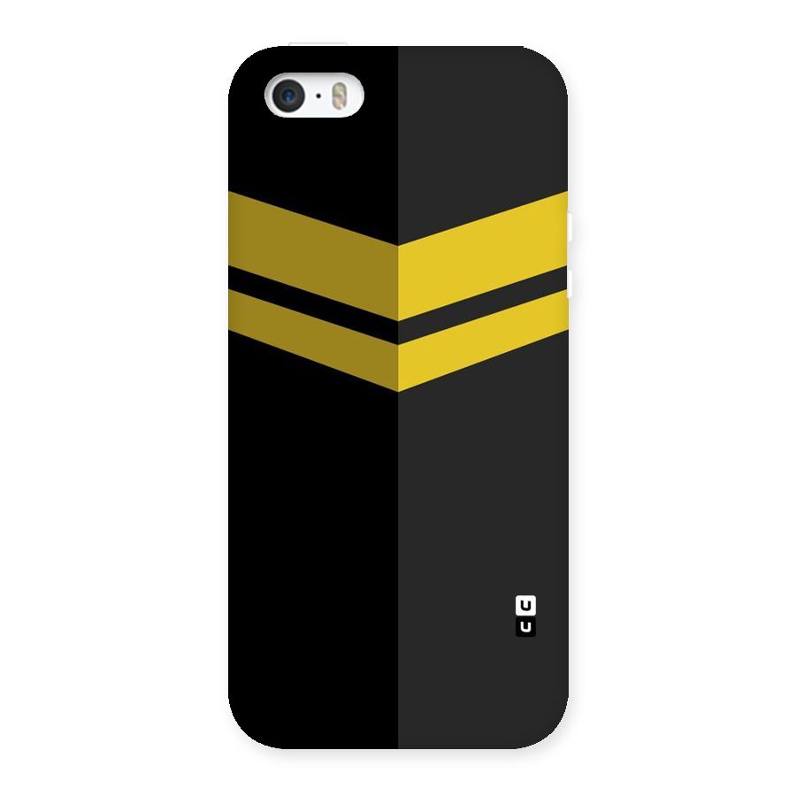 Yellow Lines Back Case for iPhone SE