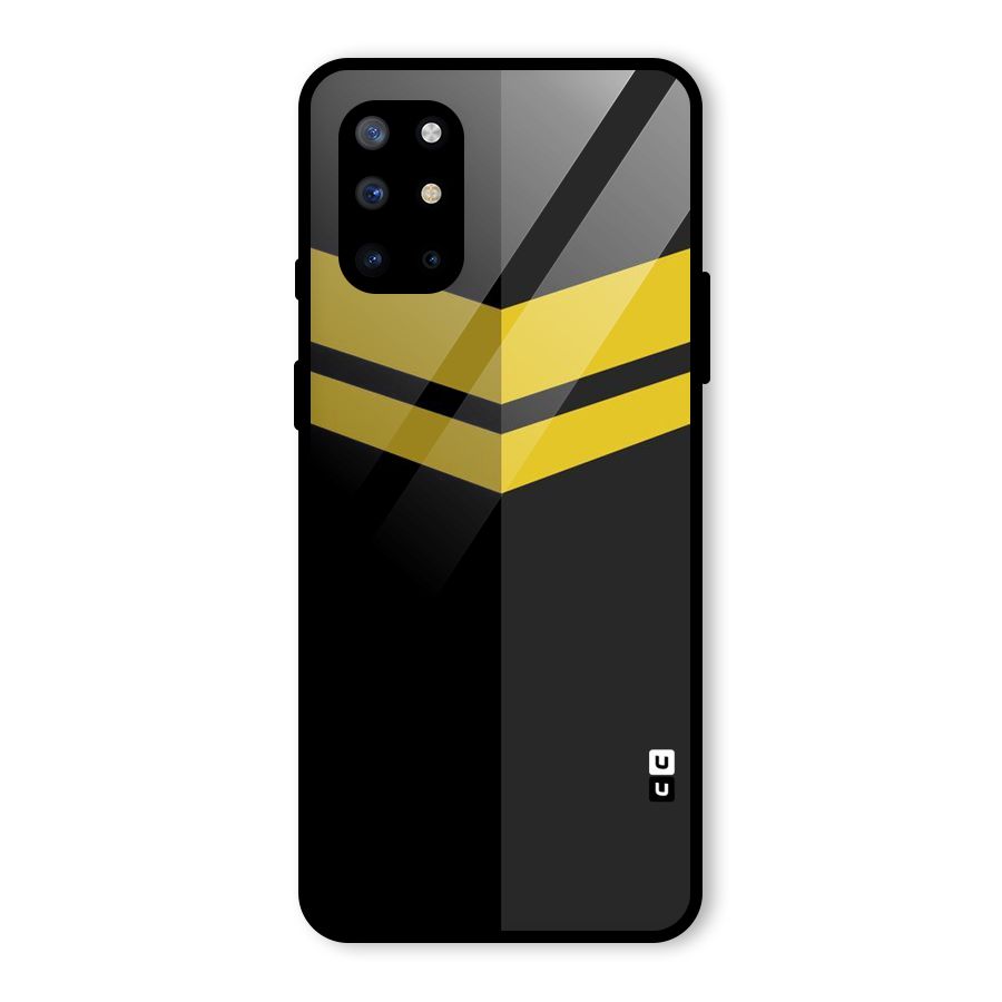 Yellow Lines Glass Back Case for OnePlus 8T
