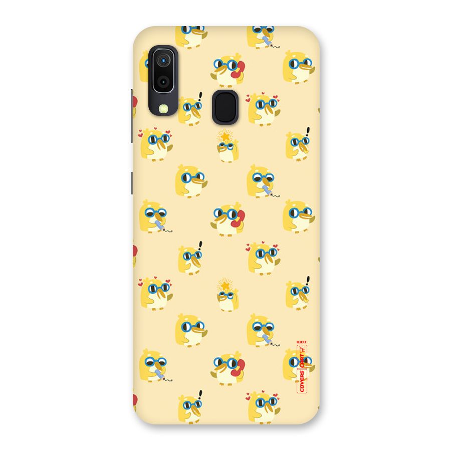 Yellow Parrot Back Case for Galaxy A20