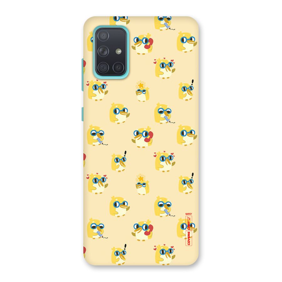 Yellow Parrot Back Case for Galaxy A71