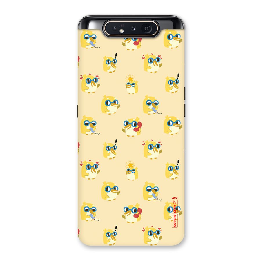 Yellow Parrot Back Case for Galaxy A80