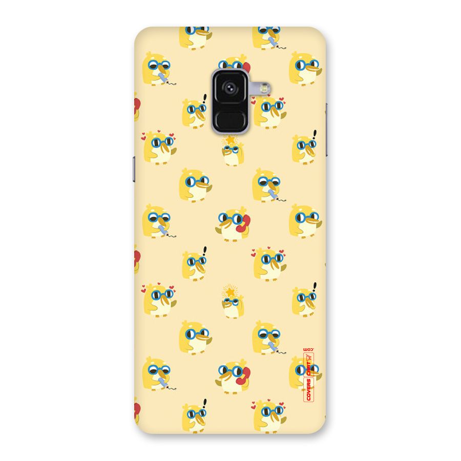 Yellow Parrot Back Case for Galaxy A8 Plus