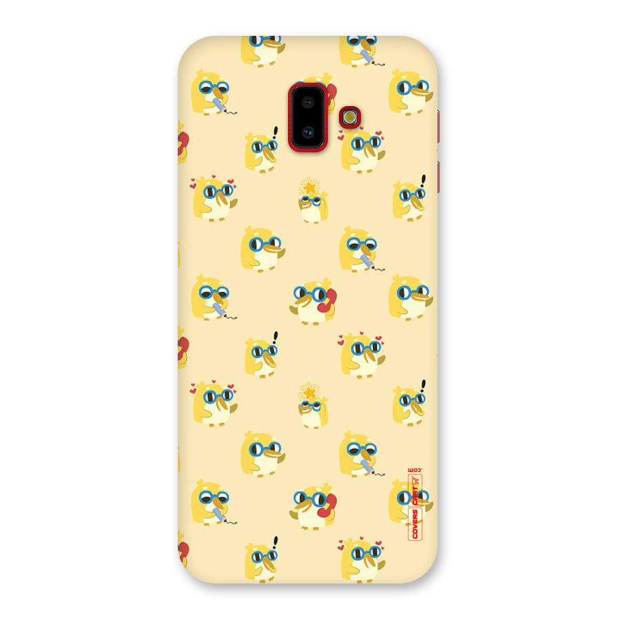 Yellow Parrot Back Case for Galaxy J6 Plus
