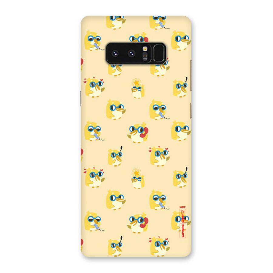 Yellow Parrot Back Case for Galaxy Note 8