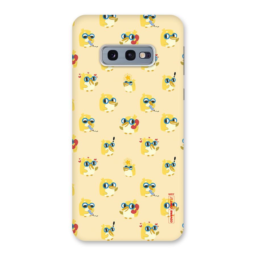 Yellow Parrot Back Case for Galaxy S10e