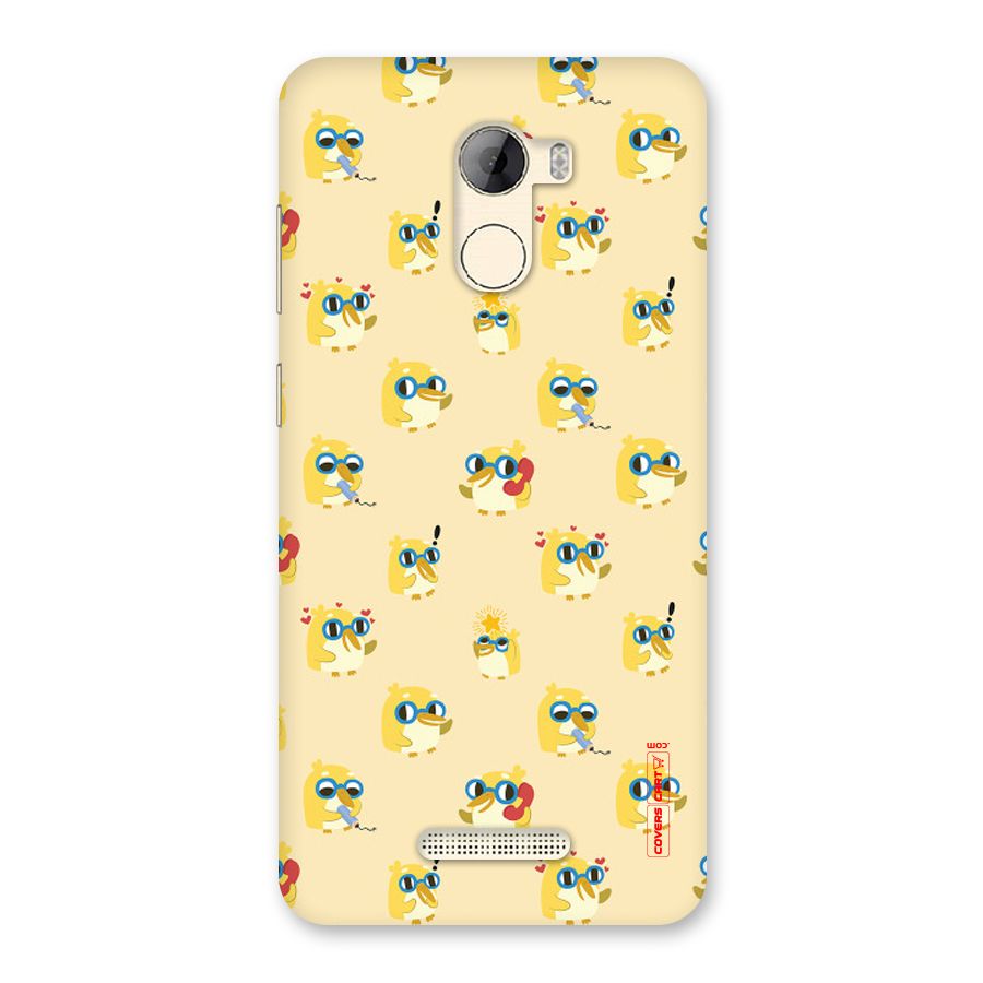 Yellow Parrot Back Case for Gionee A1 LIte