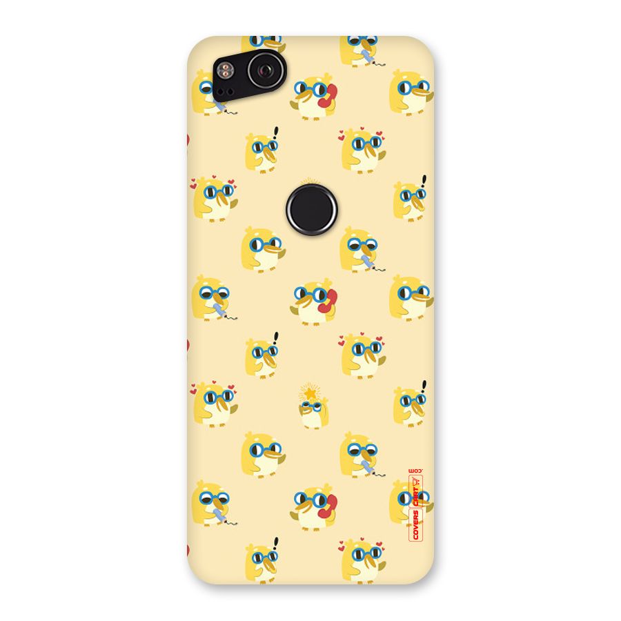 Yellow Parrot Back Case for Google Pixel 2