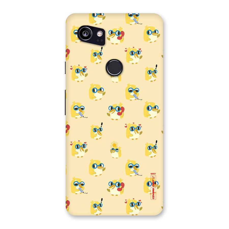 Yellow Parrot Back Case for Google Pixel 2 XL
