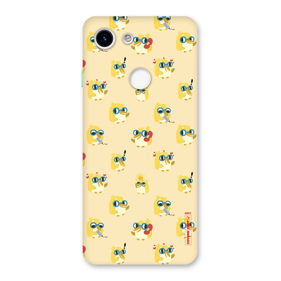 Yellow Parrot Back Case for Google Pixel 3