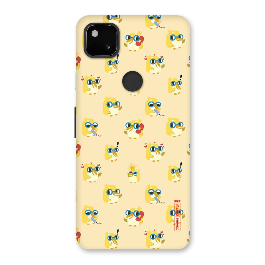 Yellow Parrot Back Case for Google Pixel 4a