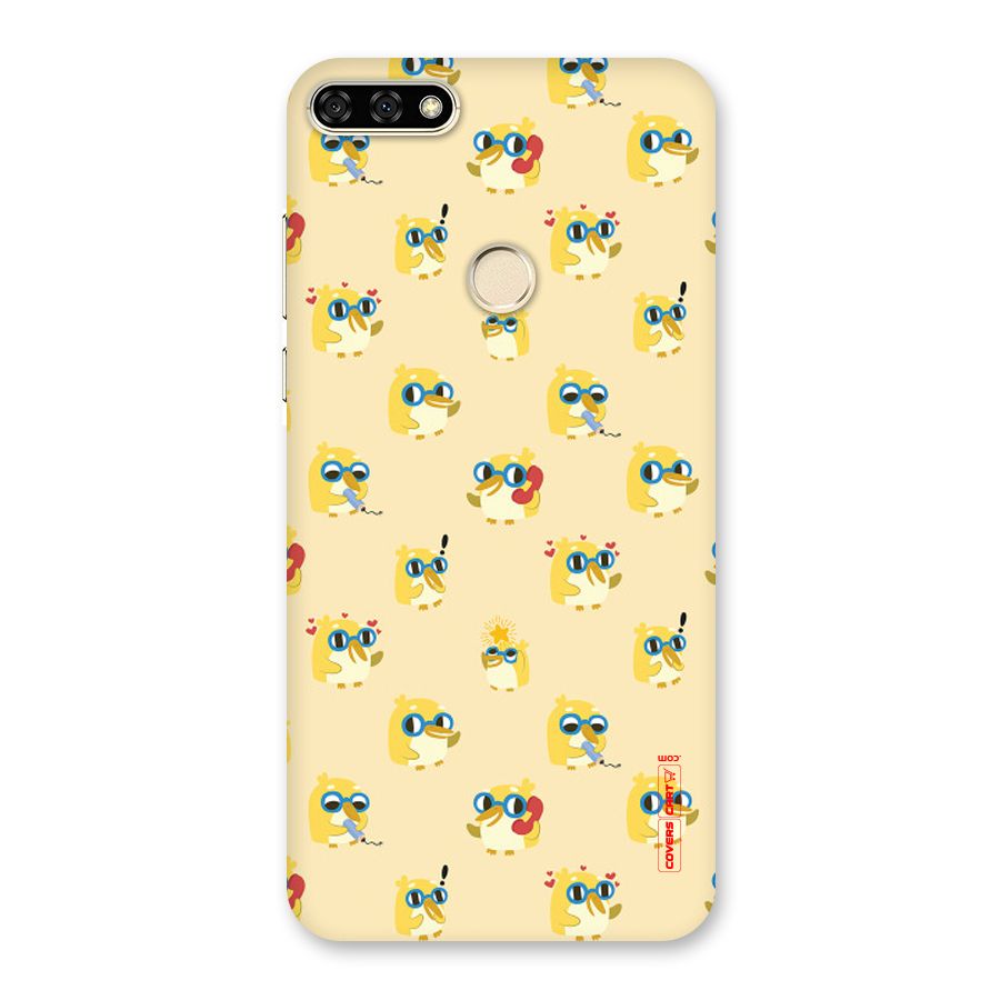 Yellow Parrot Back Case for Honor 7A