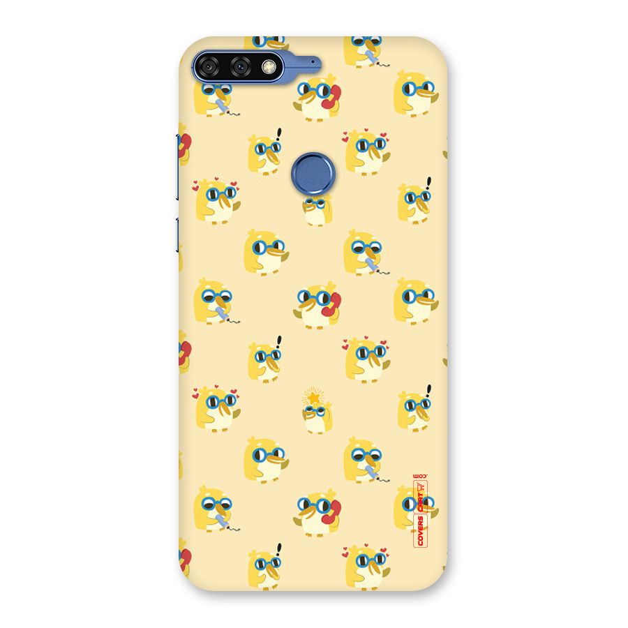 Yellow Parrot Back Case for Honor 7C