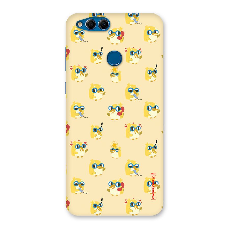 Yellow Parrot Back Case for Honor 7X