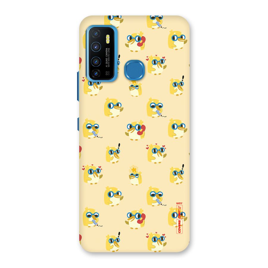 Yellow Parrot Back Case for Infinix Hot 9