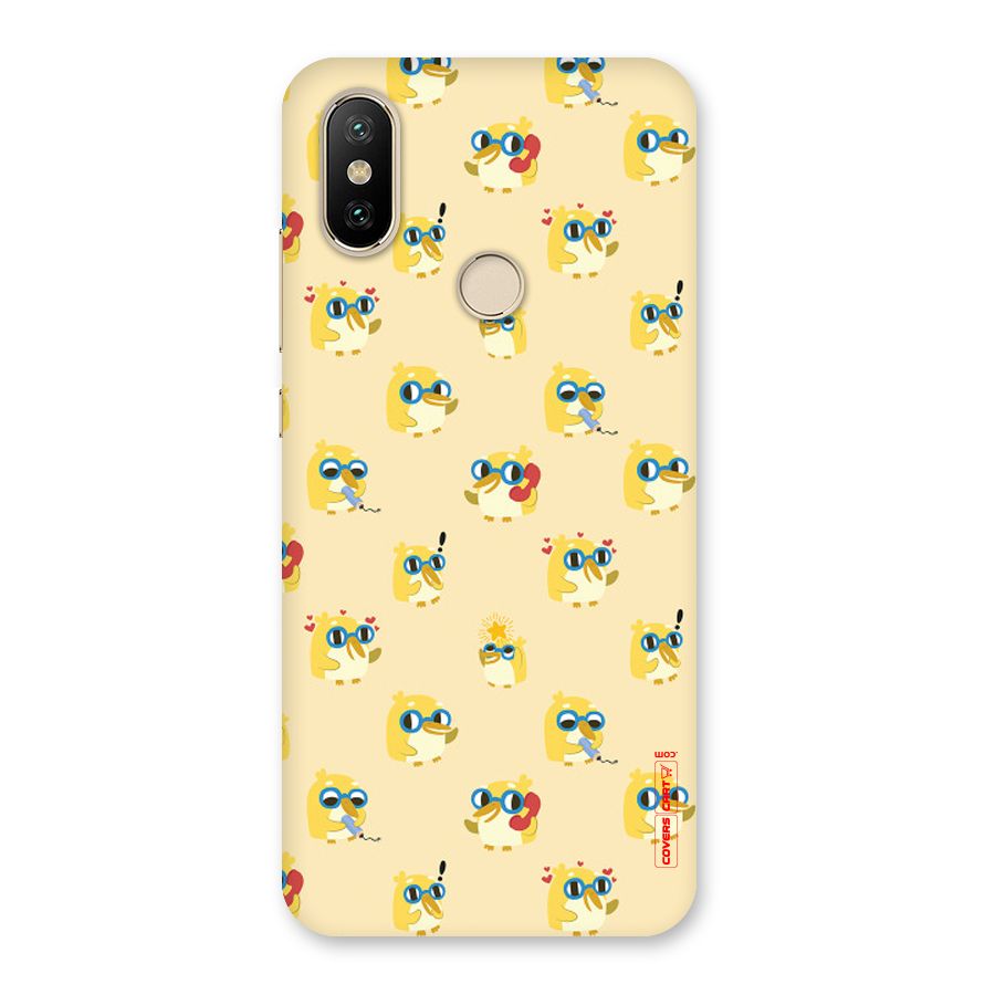 Yellow Parrot Back Case for Mi A2