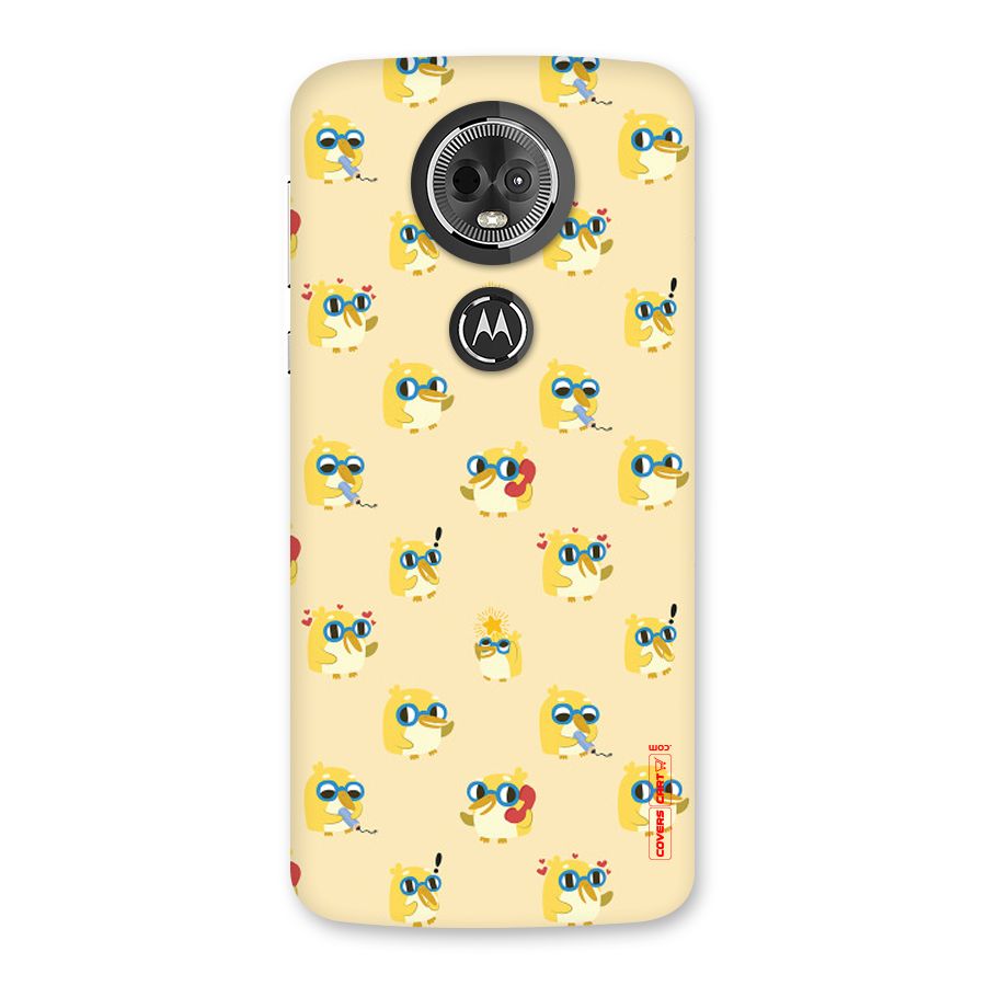 Yellow Parrot Back Case for Moto E5 Plus