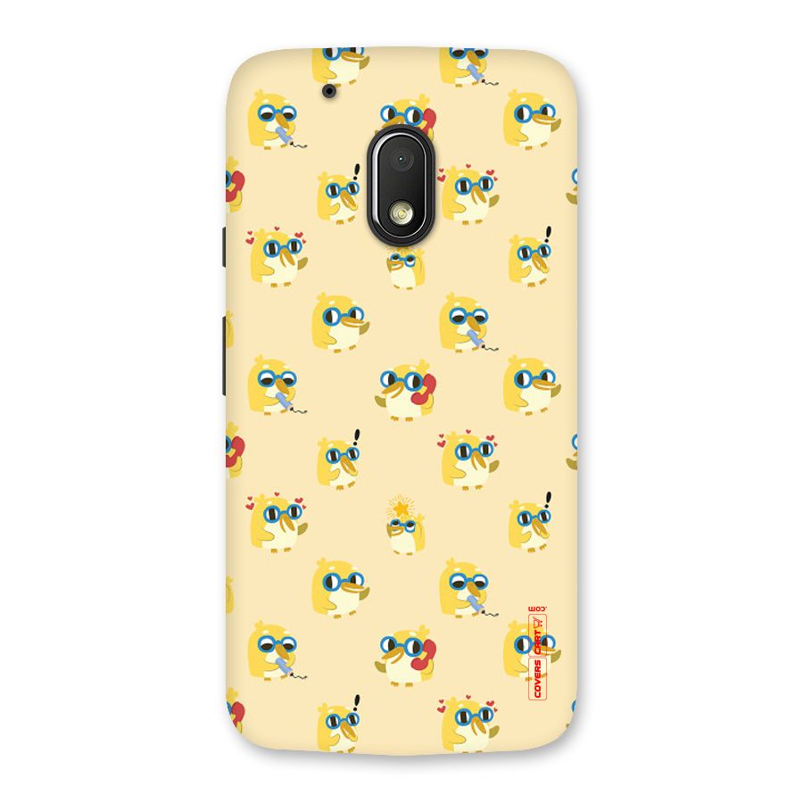 Yellow Parrot Back Case for Moto G4 Play