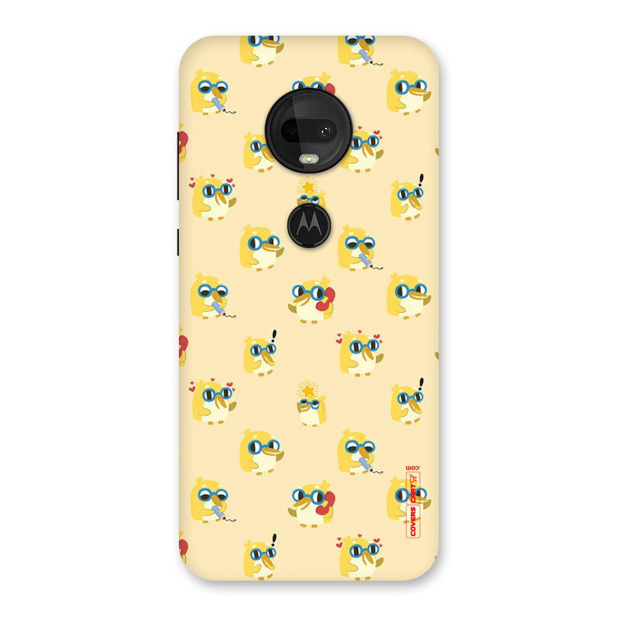 Yellow Parrot Back Case for Moto G7