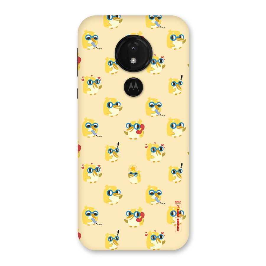 Yellow Parrot Back Case for Moto G7 Power