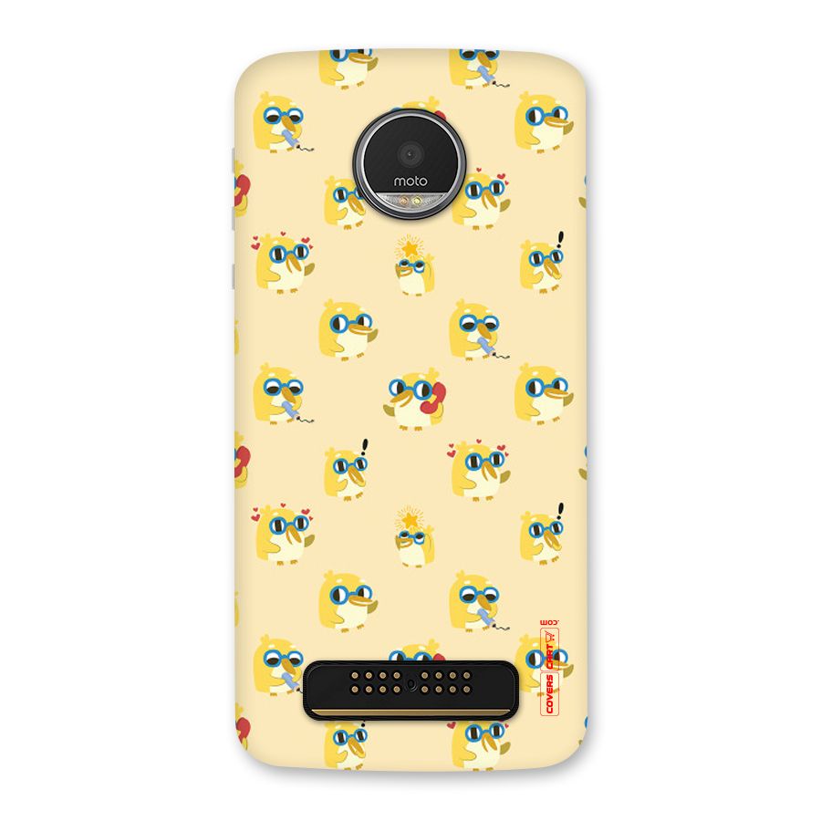 Yellow Parrot Back Case for Moto Z Play