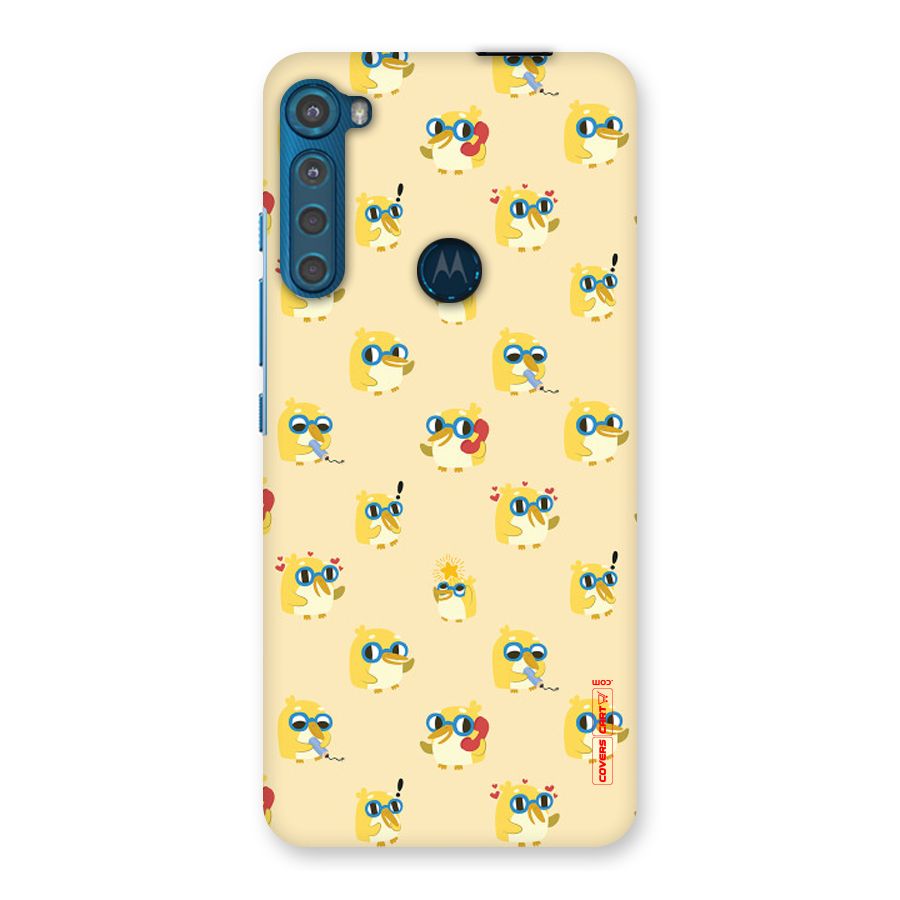 Yellow Parrot Back Case for Motorola One Fusion Plus