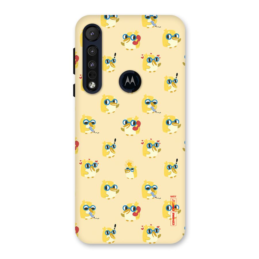 Yellow Parrot Back Case for Motorola One Macro