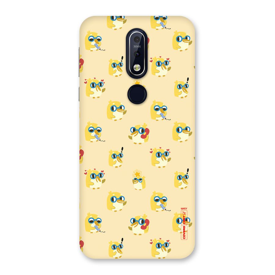 Yellow Parrot Back Case for Nokia 7.1