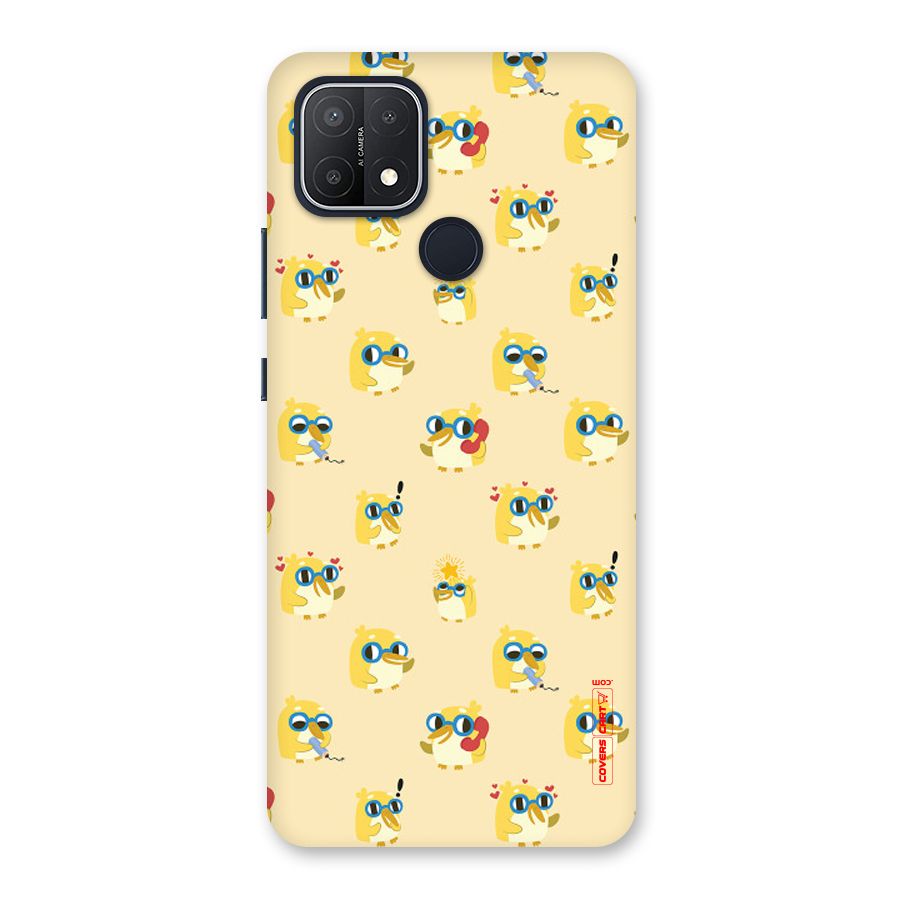 Yellow Parrot Back Case for Oppo A15