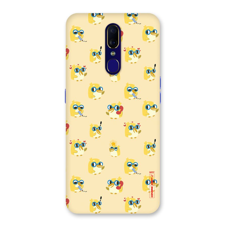 Yellow Parrot Back Case for Oppo F11