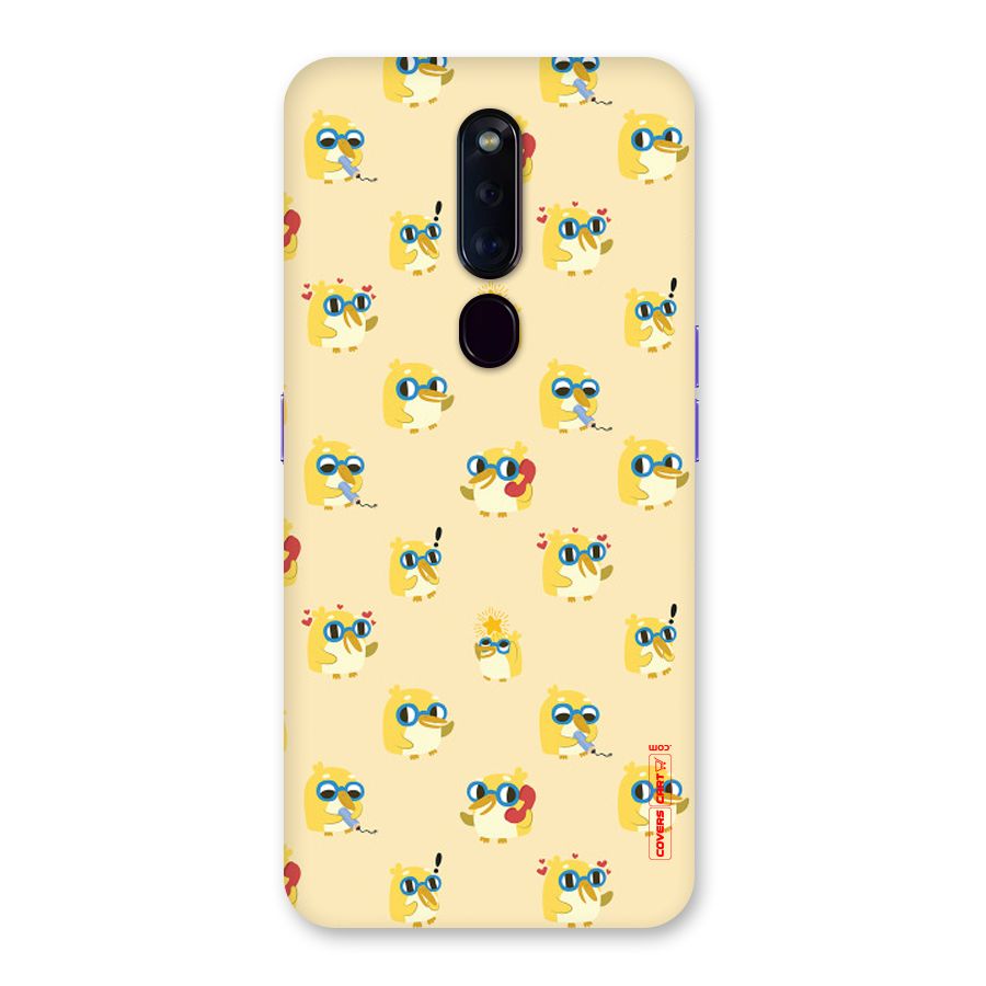 Yellow Parrot Back Case for Oppo F11 Pro