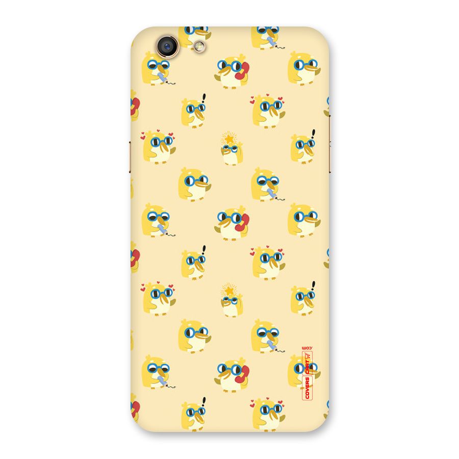 Yellow Parrot Back Case for Oppo F3