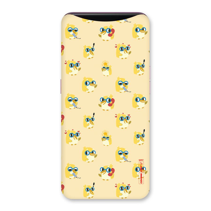 Yellow Parrot Back Case for Oppo Find X