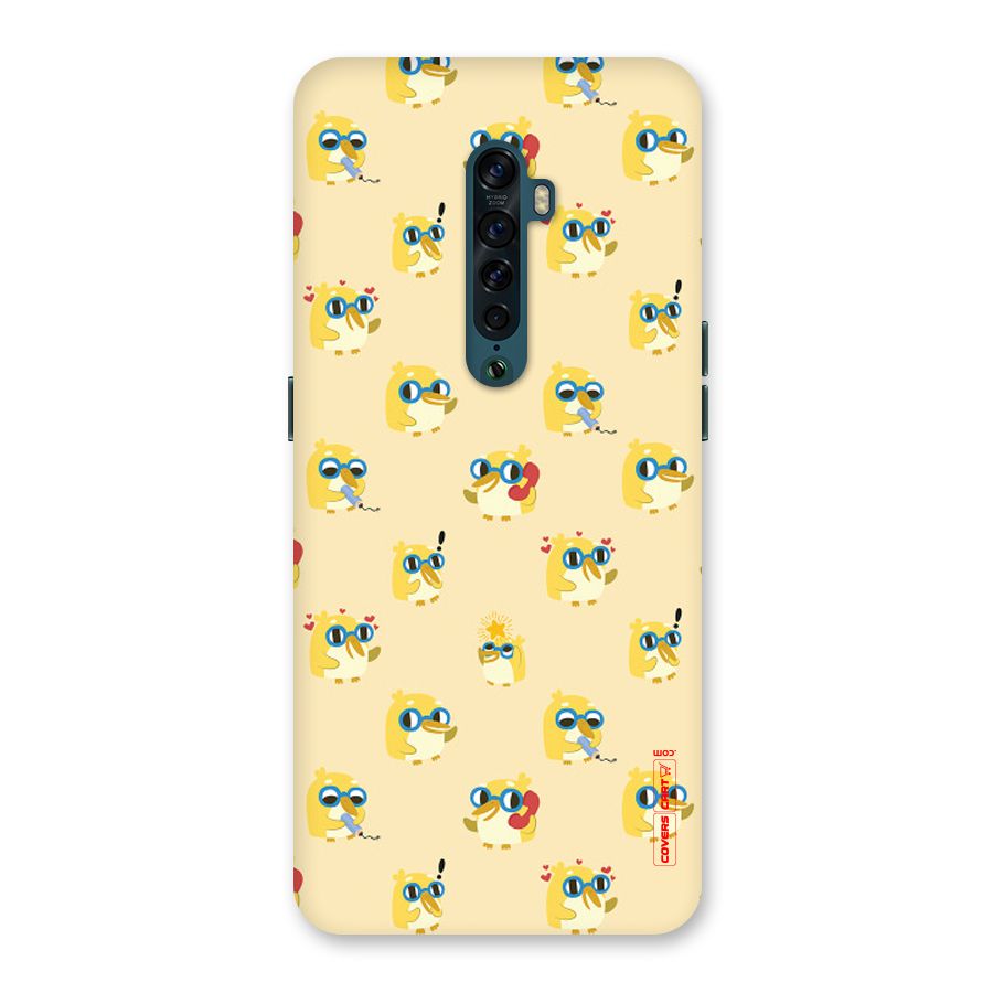 Yellow Parrot Back Case for Oppo Reno2
