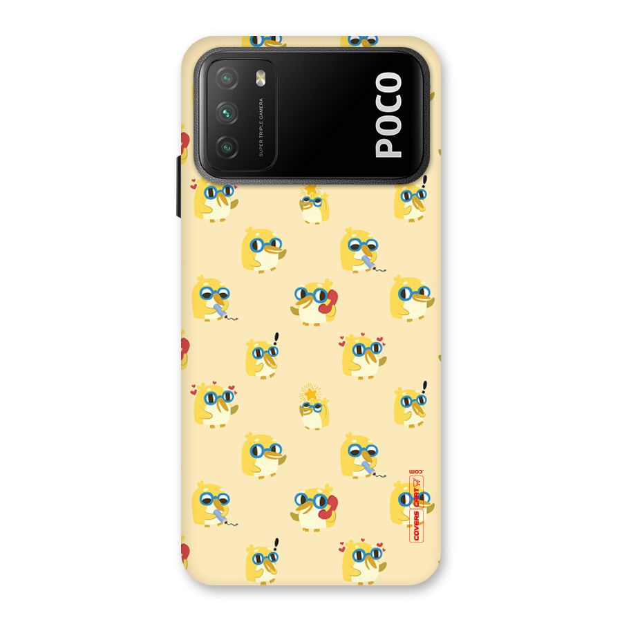 Yellow Parrot Back Case for Poco M3