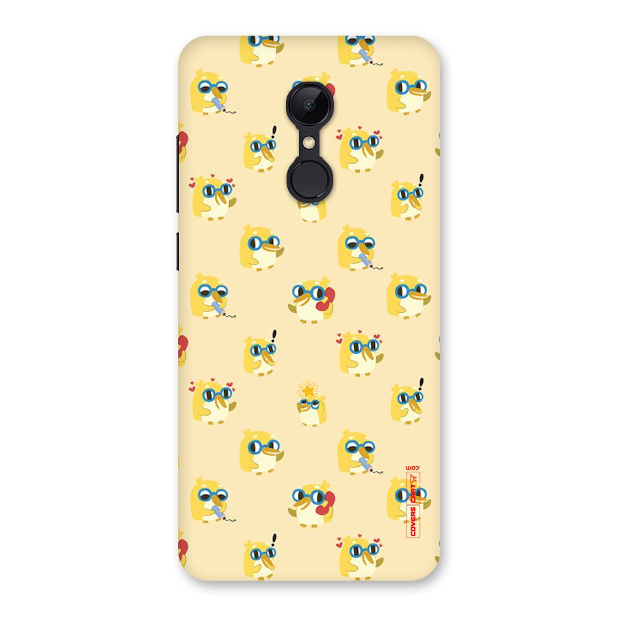 Yellow Parrot Back Case for Redmi 5