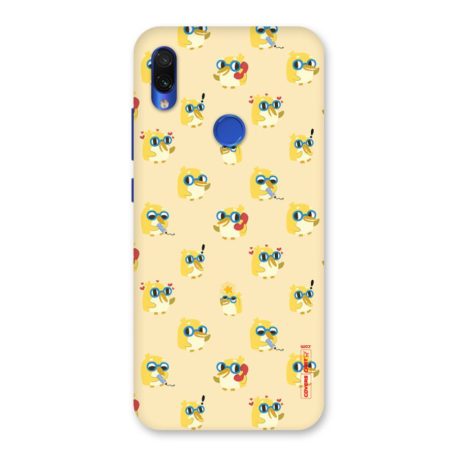 Yellow Parrot Back Case for Redmi Note 7S