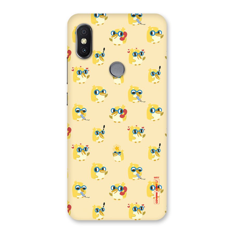 Yellow Parrot Back Case for Redmi Y2