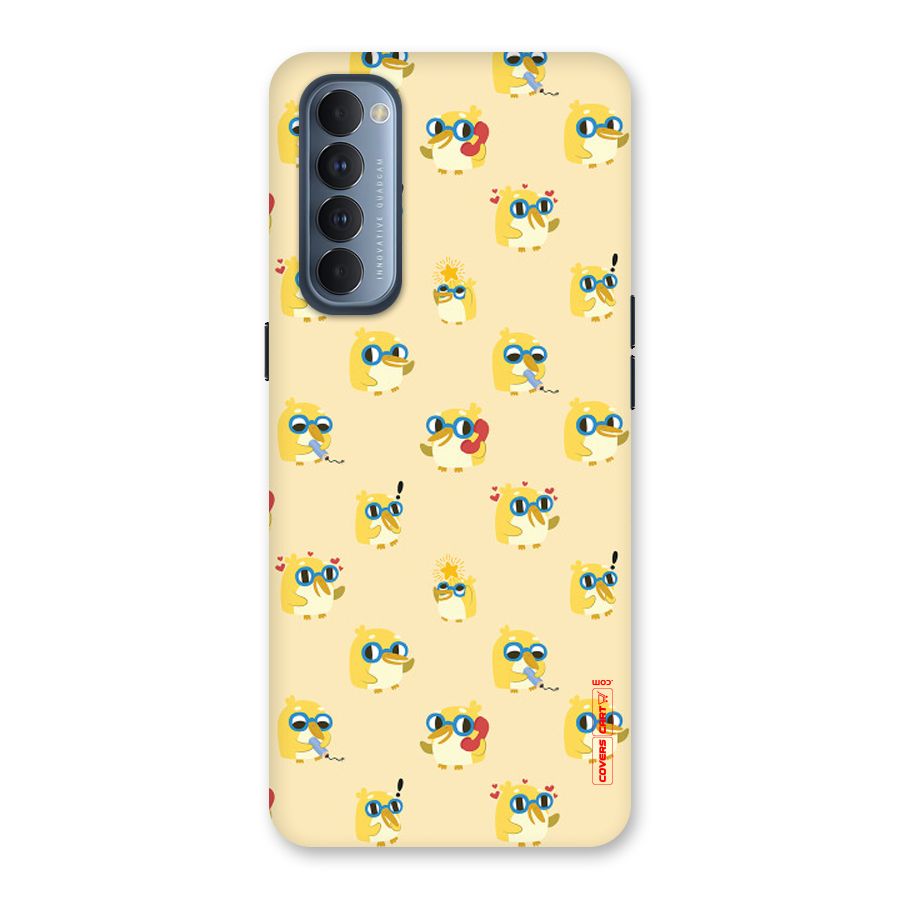 Yellow Parrot Back Case for Reno4 Pro