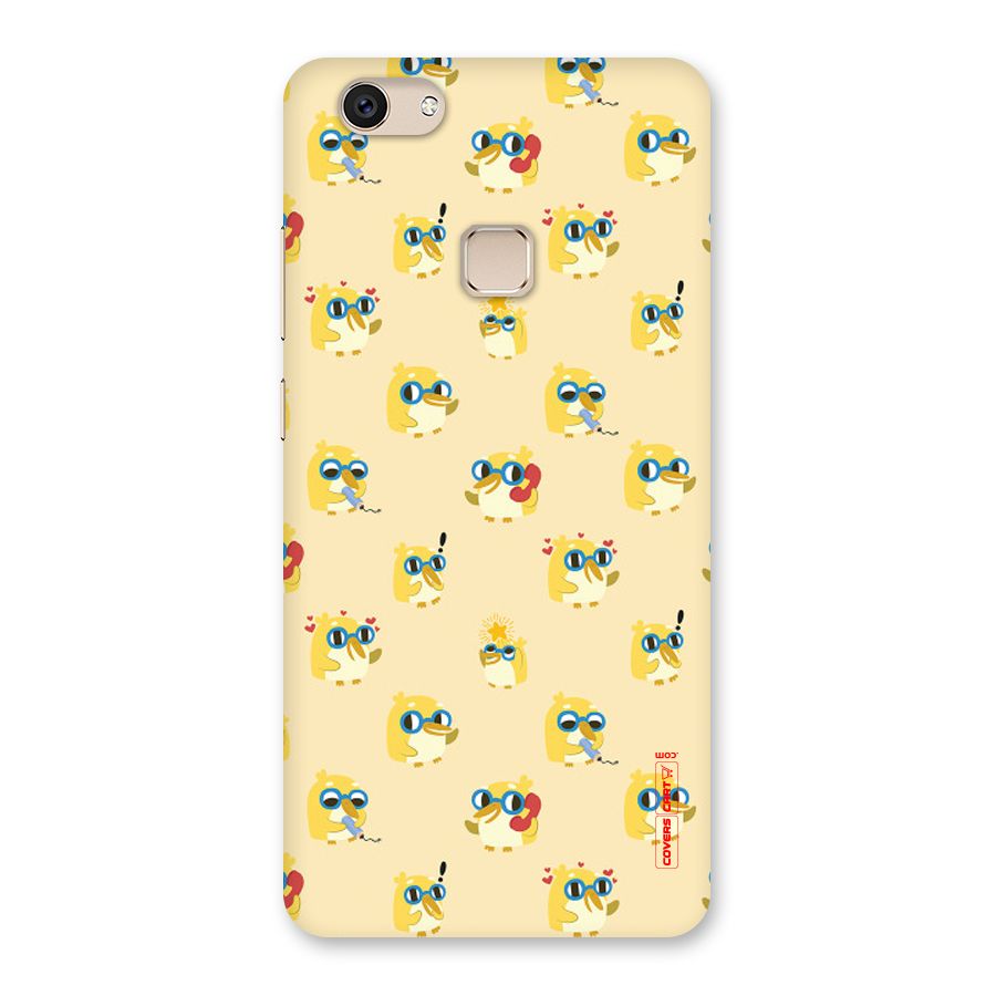 Yellow Parrot Back Case for Vivo V7