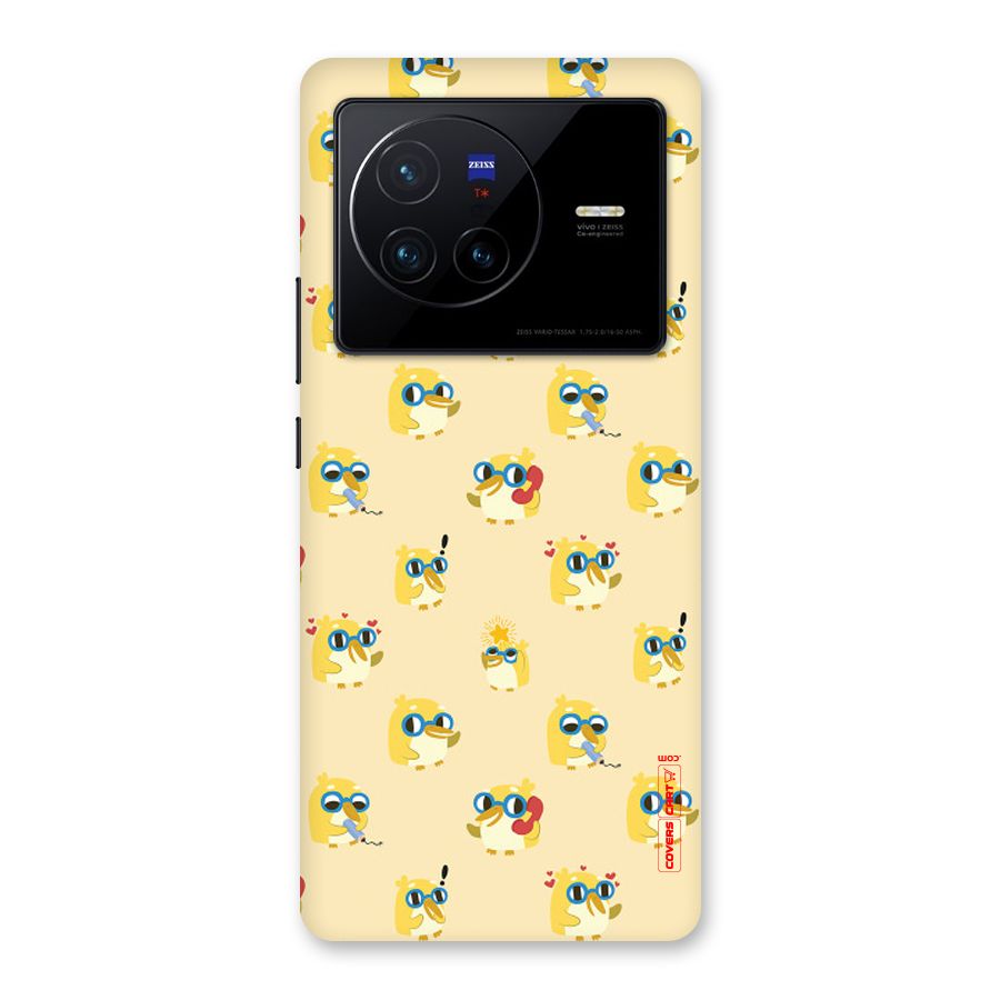 Yellow Parrot Back Case for Vivo X80