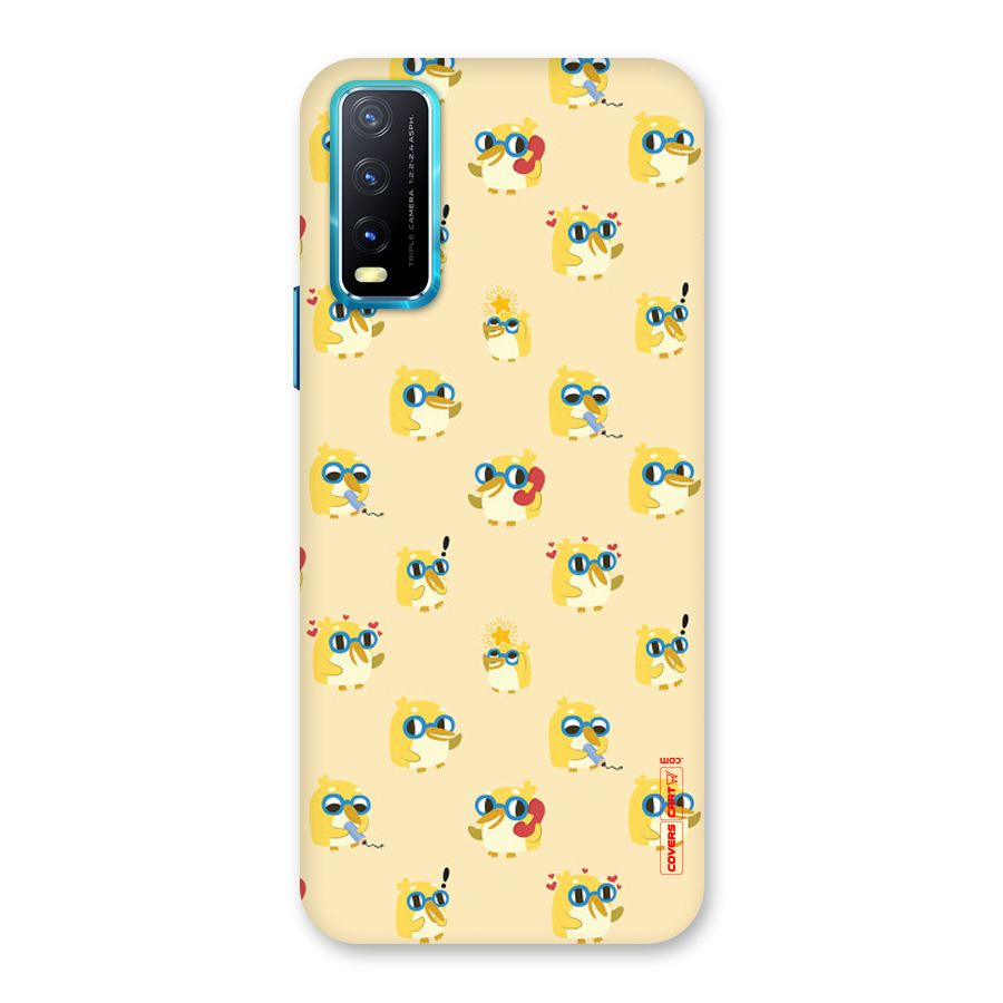 Yellow Parrot Back Case for Vivo Y20A