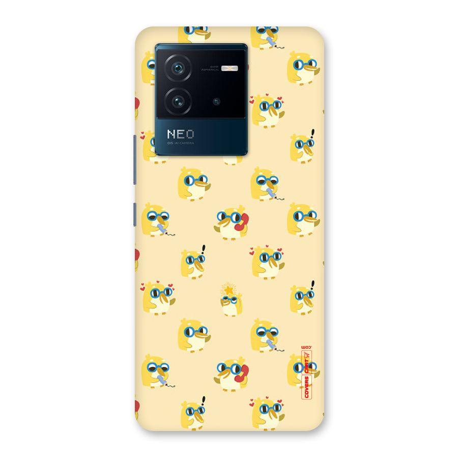 Yellow Parrot Back Case for Vivo iQOO Neo 6 5G