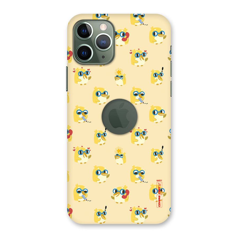 Yellow Parrot Back Case for iPhone 11 Pro Logo  Cut