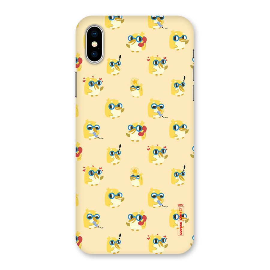 Yellow Parrot Back Case for iPhone XS