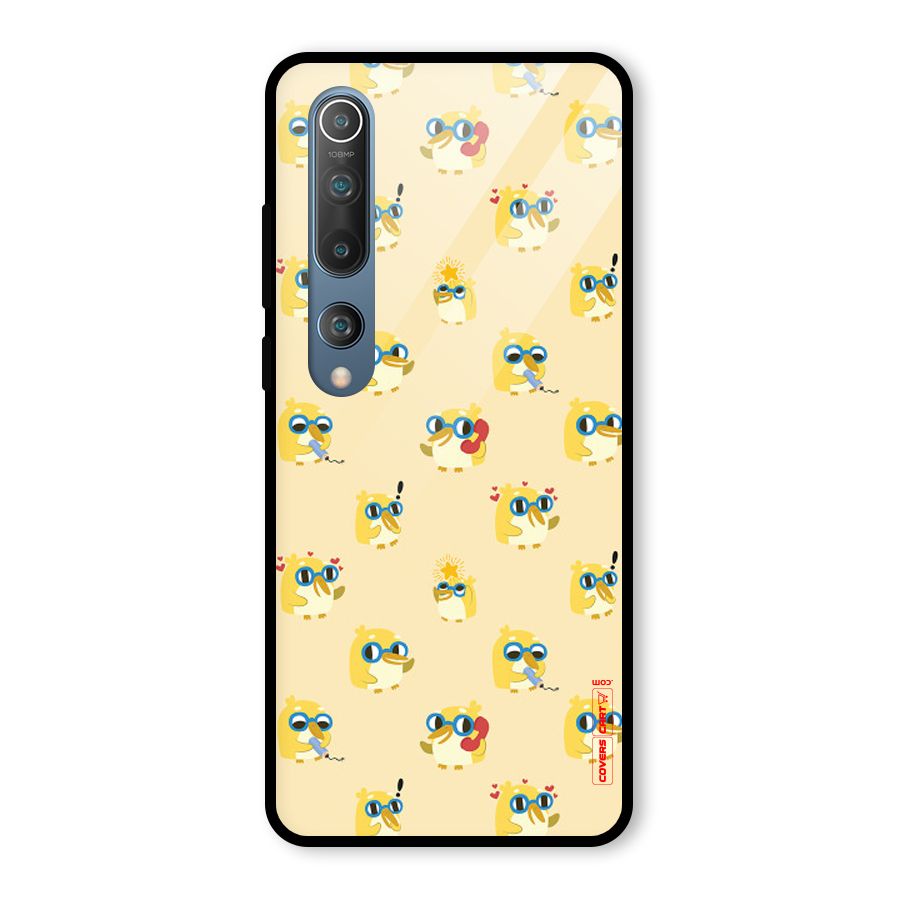 Yellow Parrot Glass Back Case for Mi 10