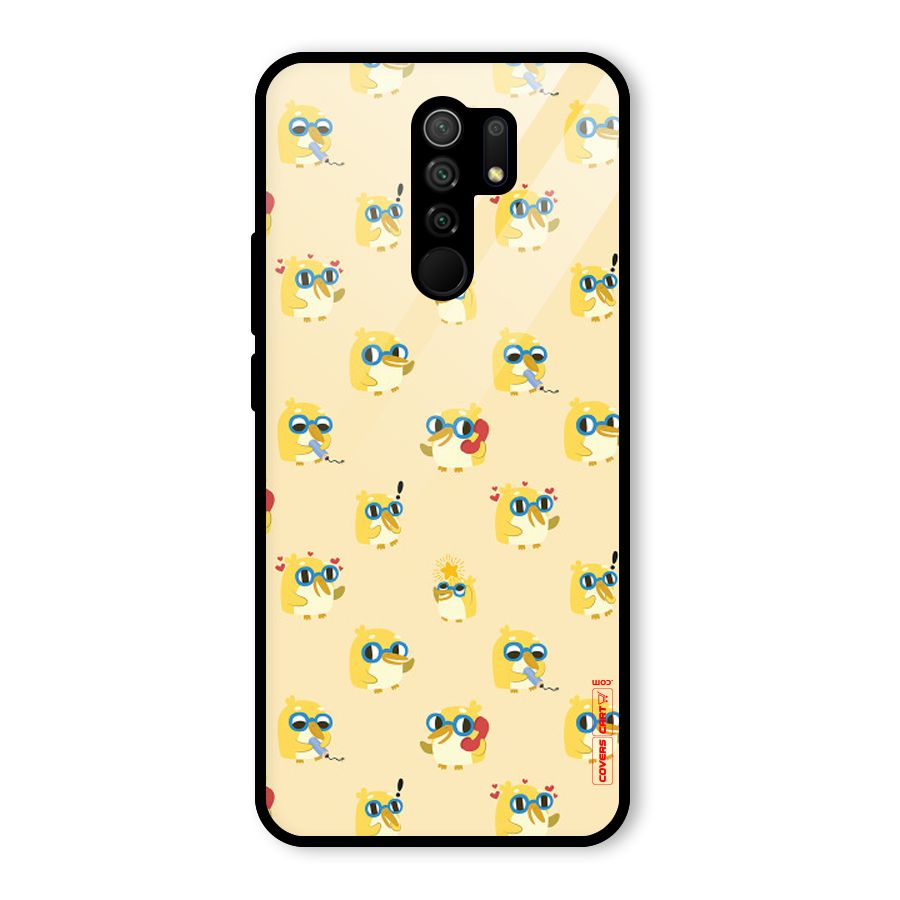 Yellow Parrot Glass Back Case for Poco M2
