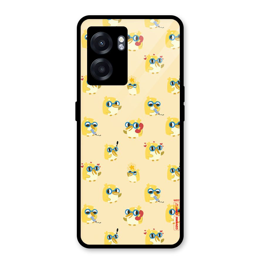 Yellow Parrot Glass Back Case for Realme Narzo 50 5G