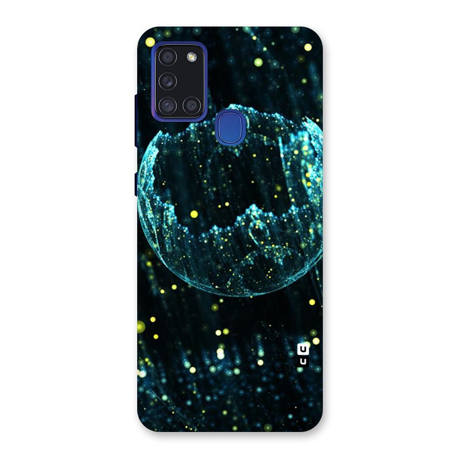 Yellow Rain Back Case for Galaxy A21s