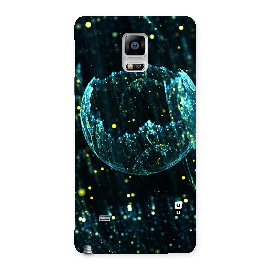 Yellow Rain Back Case for Galaxy Note 4